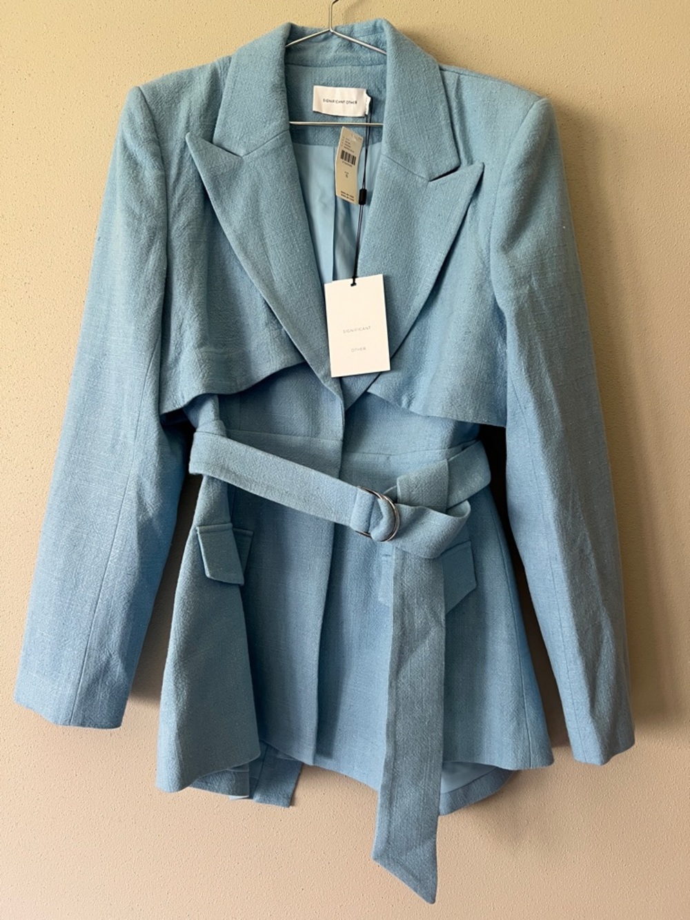 SIGNIFICANT OTHER Lilah Linen Blend Blazer via Anthropologie